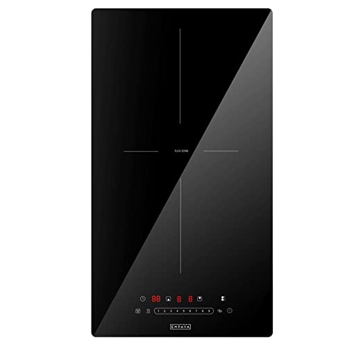 Empava Induction Hob, Electric Hob, Two Ring Electric Hob, Electric Cooker Hob, Double Induction Hob 3600W, Cooker Hob, 2 Ring Electric Hob, Cooktop, Electric Hob Cooker, Cooktops, Hobs-FLEX Zone