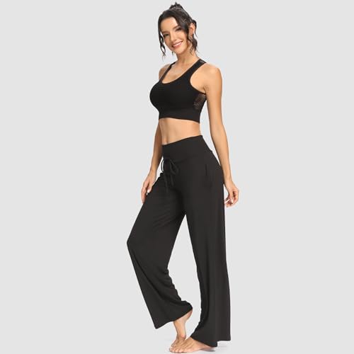 Casual Cropped Wide Leg Pants with Pocket- Stylish Loose Fit Culottes, Ideal for Travel, Work, or Summer Outings4