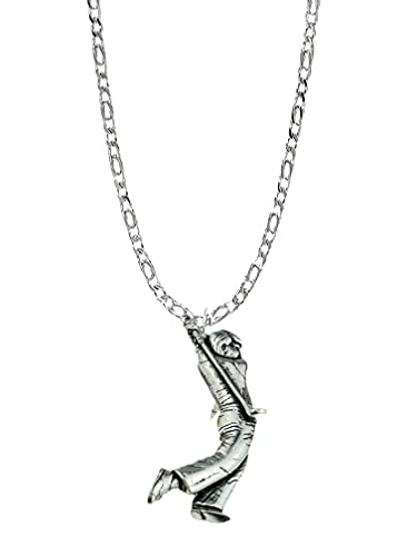 Pendentif golfeur argent 925 résistant et hypoallergénique 45cm