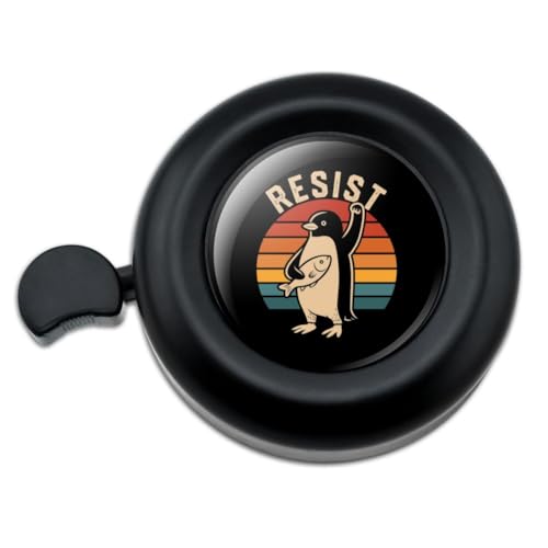 Graphics & More Resist Penguin Bicycle Handlebar Bike Bell