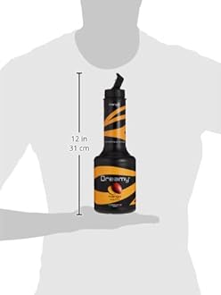 Dreamy Mango Pulp 95cl cocktail syrup, made with mango puree from concentrate, Prepare Cocktails Syrups, Mocktail Syrups, Smoothies, milkshakes