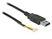 Produktbild Delock Kabel USB 2.0 Typ-A Stecker > Seriell TTL 6 Pin WR-WTB 2,2m (3,3 V)