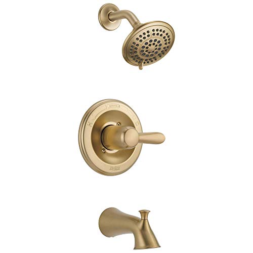 Lowest Price Delta Faucet Lahara 14 Series Single-Handle Tub and Shower Trim Kit, Shower Faucet with 5-Spray Touch-Clean Shower Head, Champagne Bronze T14438-CZ (Valve Not Included) New Product Delta Faucet Lahara 14 Series Single-Handle Tub and Shower Trim Kit, Shower Faucet with 5-Spray Touch-Clean Shower Head, Champagne Bronze T14438-CZ (Valve Not Included)