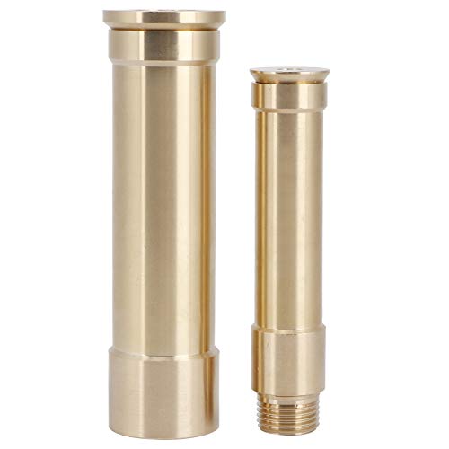 OUKENS Fountain Nozzles, Double Layer Trumpet Type Sprinkler Water Spray Head Brass Pool Pond Spray Head for Garden Landscape(1in DN25)