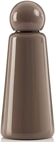 Stainless Steel Water Bottle | 750ml Insulated Water Bottle BPA Free | Cool and Modern Leak Proof Skittle Bottle Flask | Cold for 24+ Hours, Hot for 12 | Pink & Light Grey by Lund London