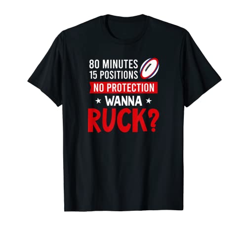 80 Minutes 15 Positions Design Rugby T-Shirt