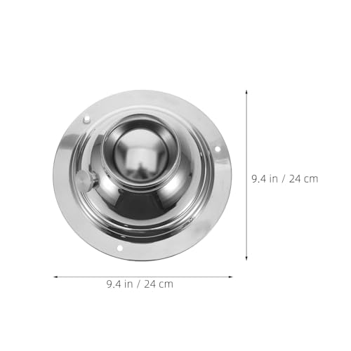 Aération murale ronde en acier inoxydable avec sortie réglable