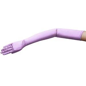 ZAZA BRIDAL Satin-Handschuhe, 59,7 cm lang, glänzend, Länge 16BL