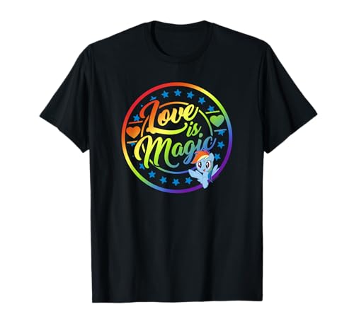 T-shirt My Little Pony Rainbow Dash Pride Logo en coton pour adulte