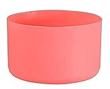 One MissionX Protective Silicone Sleeve Compatible with 12 oz - 40 oz Hydro Flask Water Bottles, Anti-Slip Bottom Boot Cover Accessories, BPA Free (Hibiscus, Fits 32 oz and 40 oz Bottles)