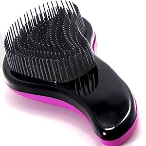 79Style 3Pcs Detangler Brush Tangle Free Hair Brush Kids Detangling Brushes No Tangle Knots Free Naturals Glide Thru No Pain Hair Comb For Women Curly Hair (3 Colored -Size 7.4 Inch) #TOP4