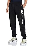 Champion Herren Legacy Classic Logo Jogginghosen, Schwarz, L Slim EU