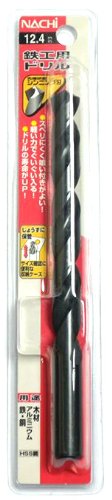 ナチ 鉄工用ドリル 1本入り シンニング12.4ミリ