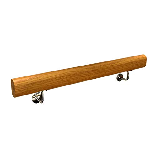 Rampe d'escalier intérieure en bois avec tige de support de grenier 60 cm - 2