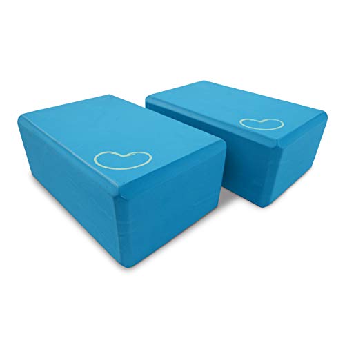 4インチのヨガブロック1個入りあるいは2個入りパック。X 6 インチ。x 9インチです。Bean ProductsTMの大きなサイズの高品質な4色。