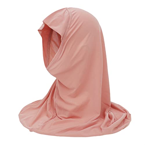 Islamic Girls Hijab Kid Muslim Flowerr Head Scarf One Piece Head Wrap Arab Head Wrap Scarf Full Cover Hijab3