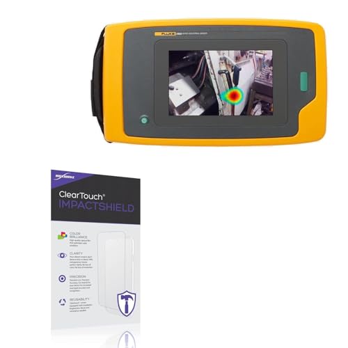 BoxWave Screen Protector Compatible With Fluke ii900 - ClearTouch ImpactShield (2-Pack), Impenetrable Screen Protector Flexible Film