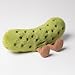 Jellycat Amuseables Pickle Stuffed Toy, 6 inches - Vegetable Plush - Fun Gift Idea