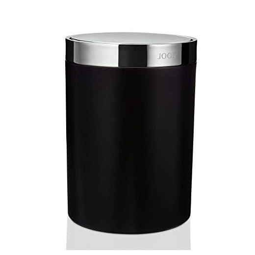 Joop! Blackline badtunna med svängbart lock – svart/krom