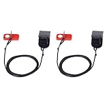 Socobeta Treadmill Key, Prevent Falls Strong Clip ABS Magnet Protective Function Treadmill Start Key