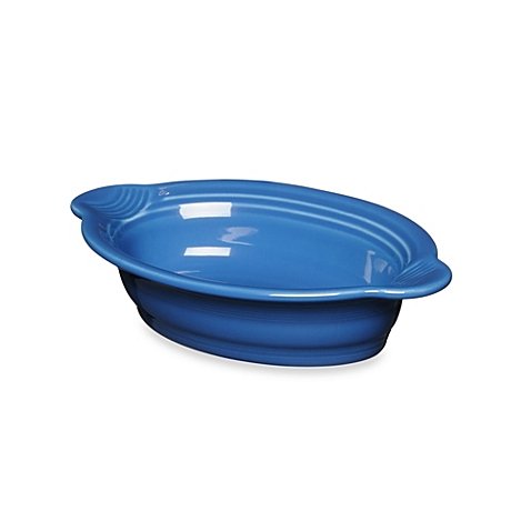 Fiesta - Cacerola ovalada individual (475 ml, lapislázuli