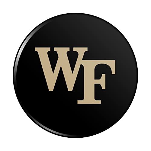 Wake Forest University Primary Logo Kitchen Refrigerator Locker Button Magnet - 2.25" Diameter