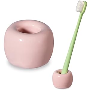 Urbanstrive Schlanker Mini-Zahnbürstenhalter aus Keramik