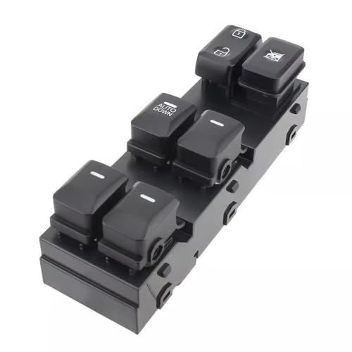 Bouton de lève-vitre fluide pour KIA Sportage boîtier robuste noir 93571-3W200WK