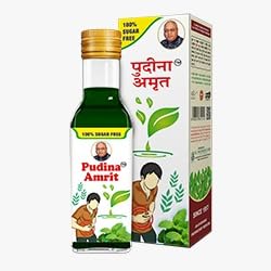 Image of Pudina Amrit Tonic With Ayurvedic Formulation for Improve Digestion & Immune Health, Balance Blood Sugar, Increase Energy, Relieves Constipation-Pack of 1 (100ml)