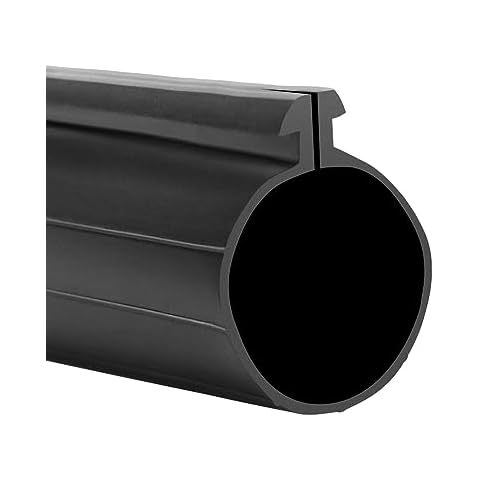 Greymond Garage Door Rubber Bottom Weather Seal for Clopay, 20 Feet Seal Replacement for Weather Stripping, for Single Slot Design Cover