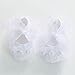 Bow Dream Baby Girls Christening Baptism Dress Formal Party Special Occasion Dresses for Toddler 4Pcs White 0-3 Months