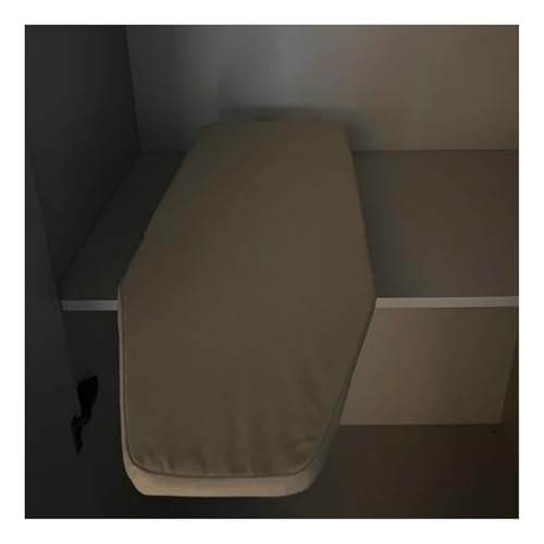 Planche à repasser pliable pour meuble dressing gain de place gaine beige