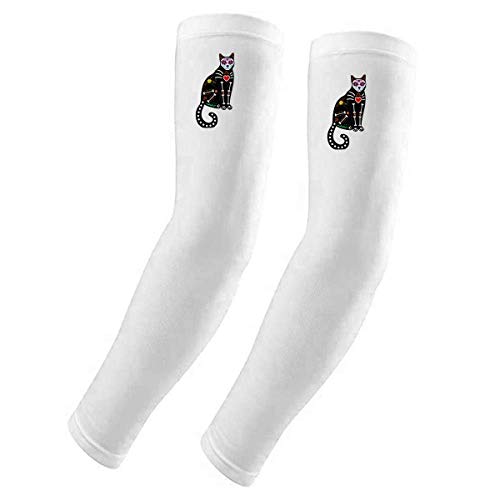 Guante con diseño de hueso de gato para paseos otoñales y estilo urbano