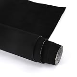 Self-Adhesive Velvet Drawer Liner Black Velvet Fabric Liner for Drawers and Jewelry Boxes, Luxurious Suede Adhesive Fabric for DIY Arts and Crafts Velvet Liner 17'X79'