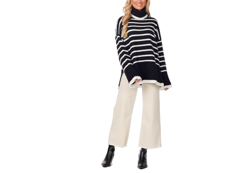 Image of Mud Pie Women's Women Dunn Striped Sweater