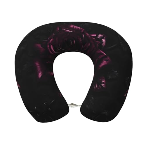 Almohada de Viaje con Espuma de Memoria Negra miniatura 1