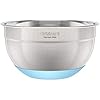 3-Piece Stainless Steel Mixing Bowls with Nonslip Base, 1.5qt, 3qt & 5qt