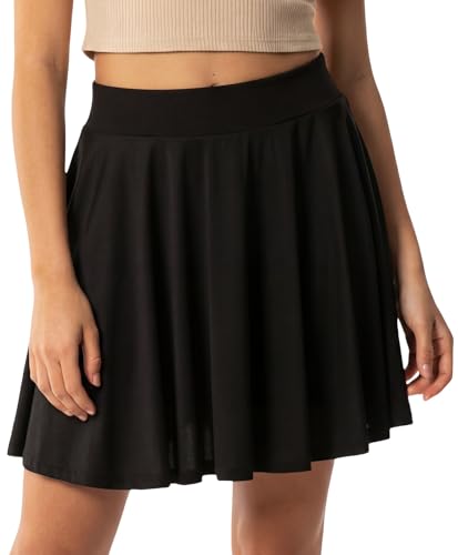 Gonna per ragazze - gonna pieghettata alla moda con pantaloncini