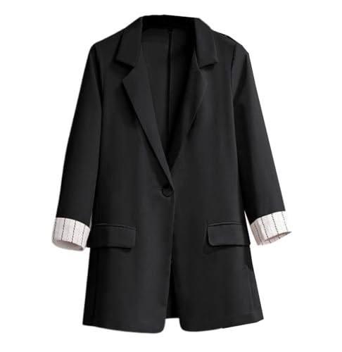 Blazer femme manches trois quarts idéal pour le bureau et les sorties branchées