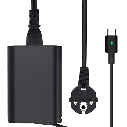 45W USB C Netzteil Ladegerät für Dell XPS 13 9360 9365 9370 9333 9380 Inspiron 14 7437 Latitude 7390 2in1 7275 7370 5175 5285 5290-2in1, LA45NM150,04RYWW, 0HDCY5 Typ C (USB-C/USBC)