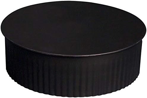 Imperial Manufacturing 8 in. Dia. Steel Crimped Termination Cap