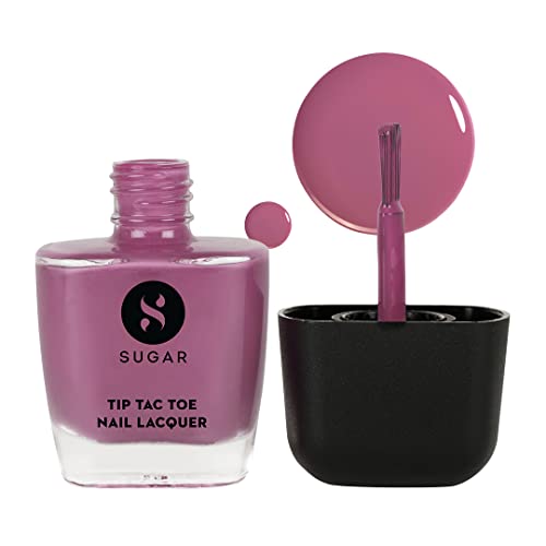 Image of SUGAR Cosmetics Tip Tac Toe Nail Lacquer Classic | Long-lasting, 100% Chip-resistant & Glossy Finish | 10ml - 15 Pink Peony