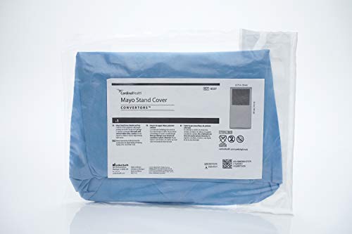 Cardinal Health Mayo Stand Cover, 23" x 54" Reinforced Poly and Sterile Sheets, Case of 30, 8337
