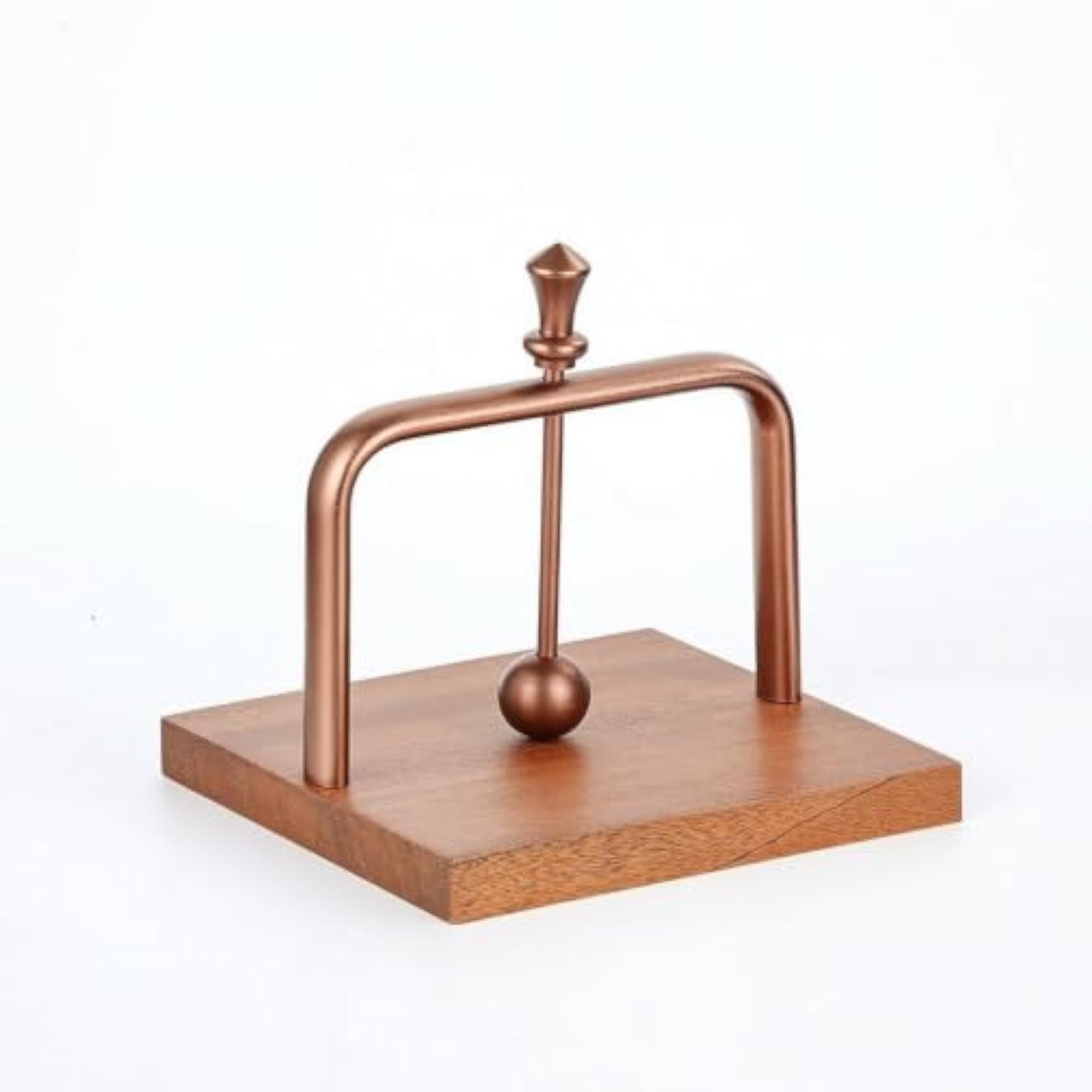 Minimalist Napkin Holder with Wooden Base