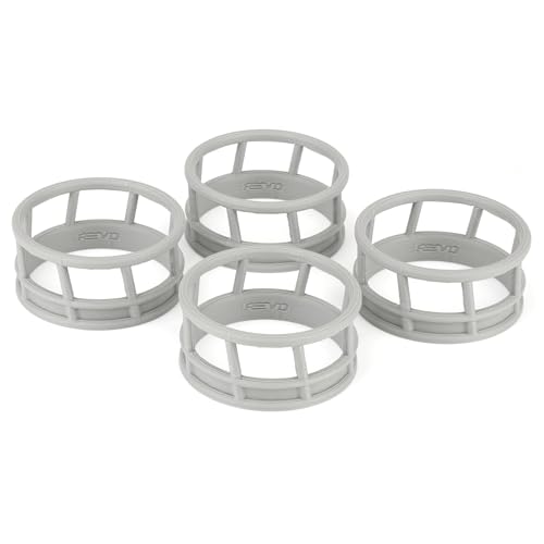 REVD 1/64 Gray Round Bale Hay Feeder 4-Pack RVD1014