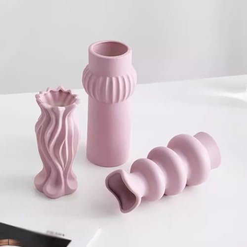 Vase en céramique moderne violet pour relooker une table de salon - 4