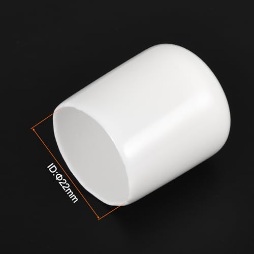 Cache-filetage flexible blanc 22 mm protégeant les tubes contre l'usure