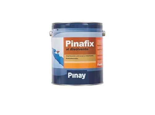 PINAFIX DISOLVENTE - Imprimación polivalente de fondo que actúa como puente de adherencia para pintar sobre superfícies no absorbentes. - PINAY (4 L)