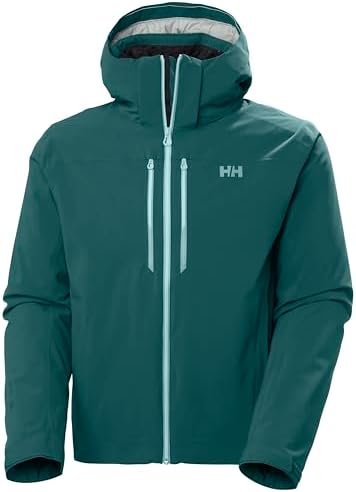 Helly-Hansen Alpha LIFALOFT Insulated Ski Jacket for Men – Enhanced Warmth & Lightweight Design, 453 Dark Creek - XL