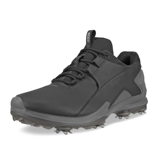 ECCO Mens Biom Tour Golf Shoes - Black - UK 10